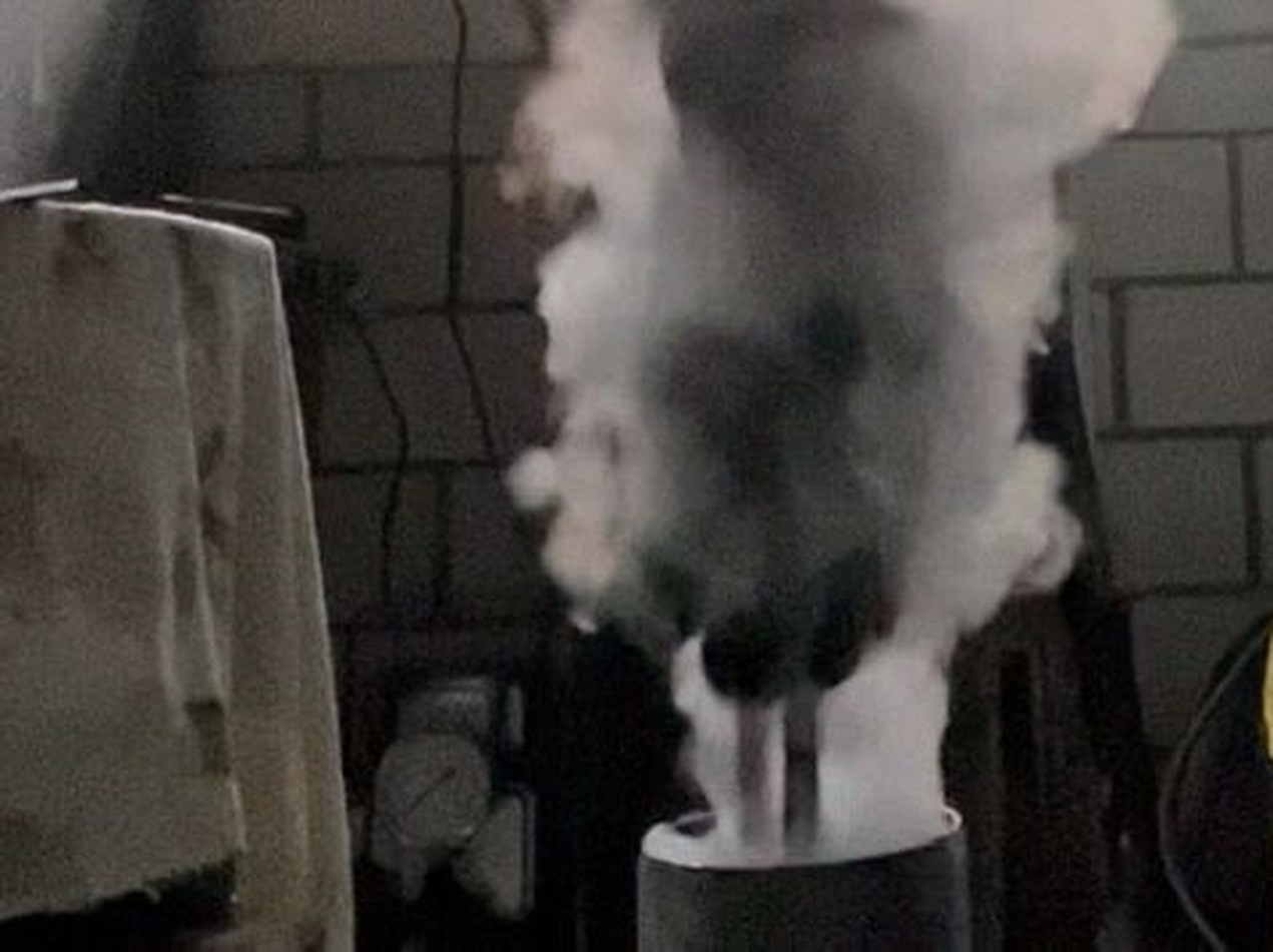 Im Hrteofen, parat zum Abschrecken